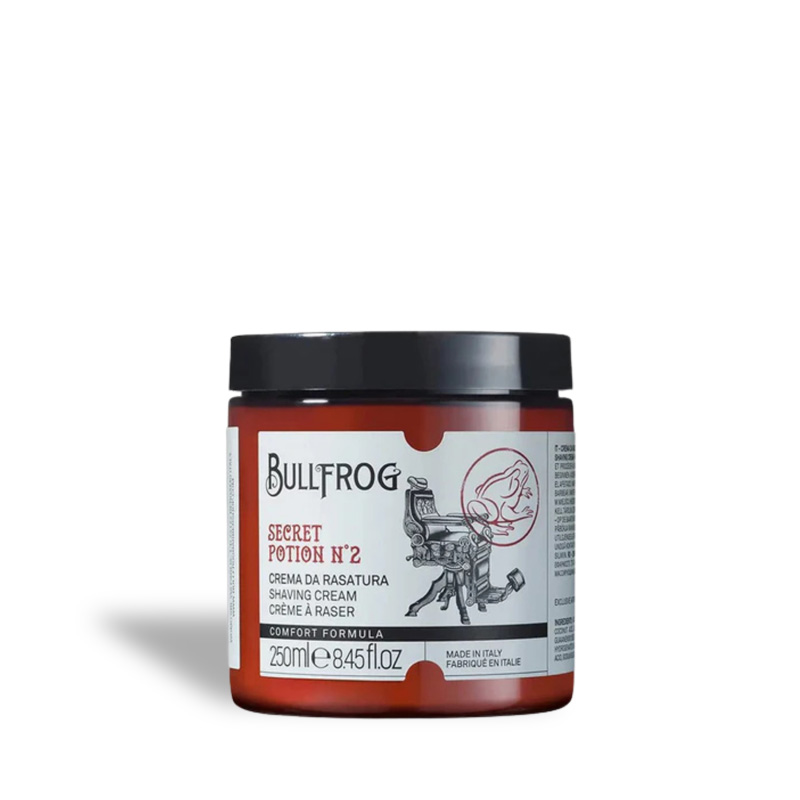 Bullfrog - Crema da Rasatura Secret Potion N.2 “Comfort formula” 250ml