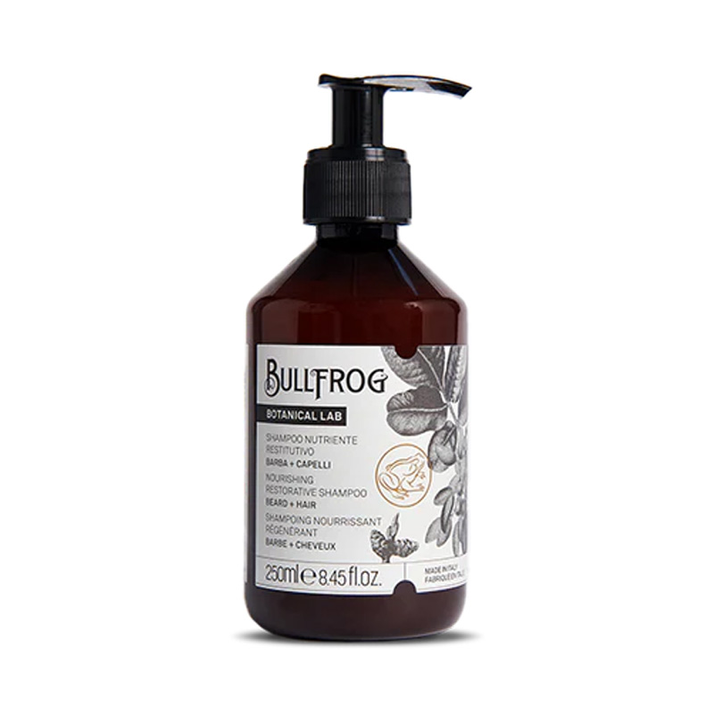Bullfrog - Shampoo Nutriente Restitutivo – Barba + Capelli 250ml